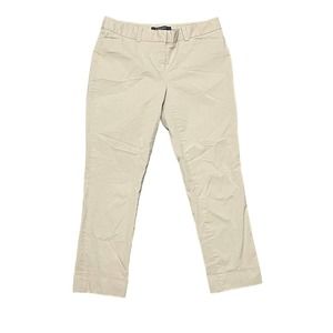Brooks Brothers Natalie Fit Dress Pants Women's 2P Khaki Chino Trousers Business